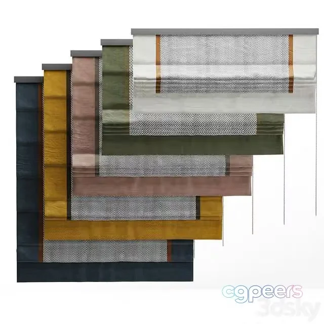 3ds Max Free – Roman blinds 3