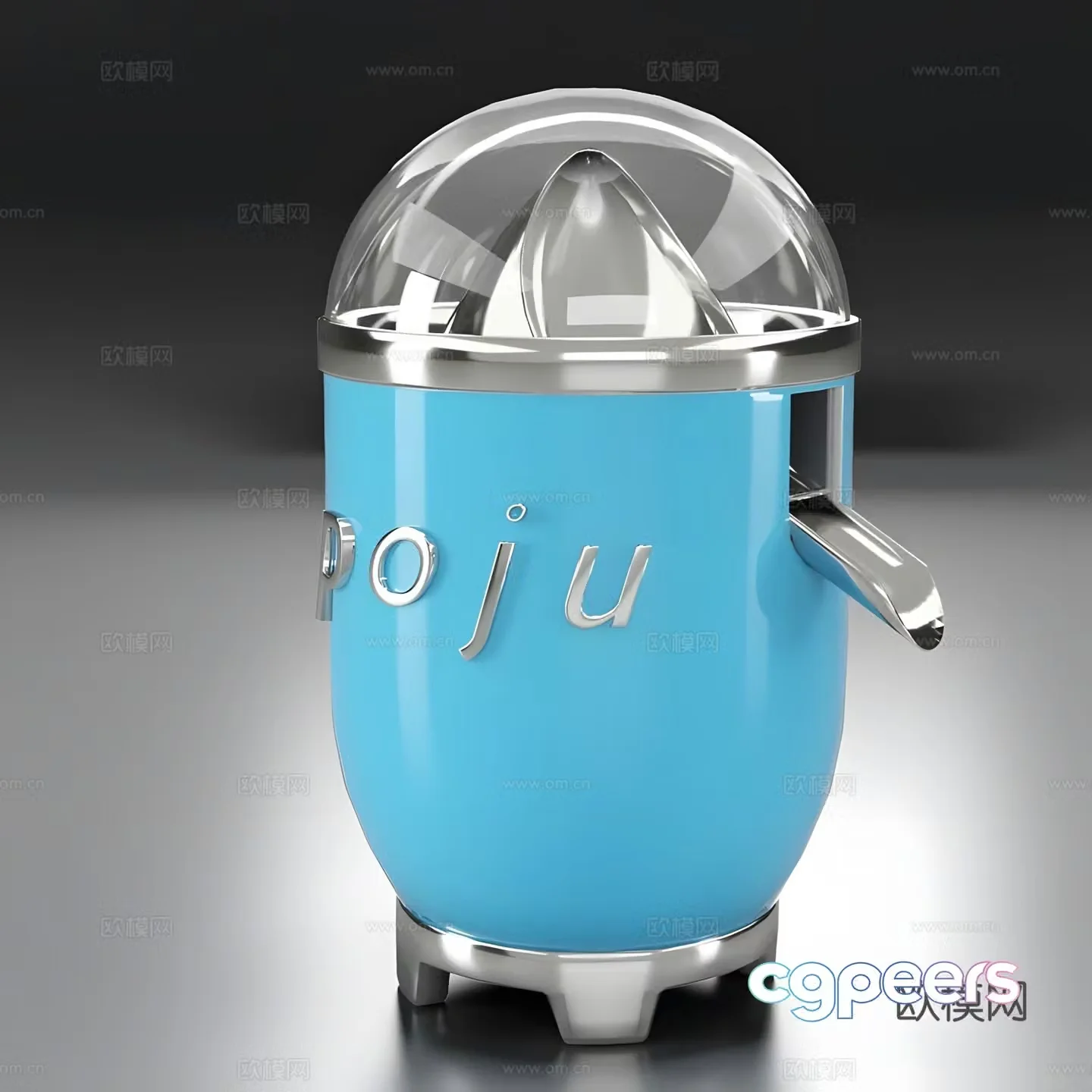Portable juicer 3d model
