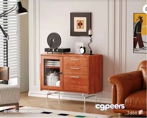 Modern Living Room 3D Model – 11345 – CORONA Render