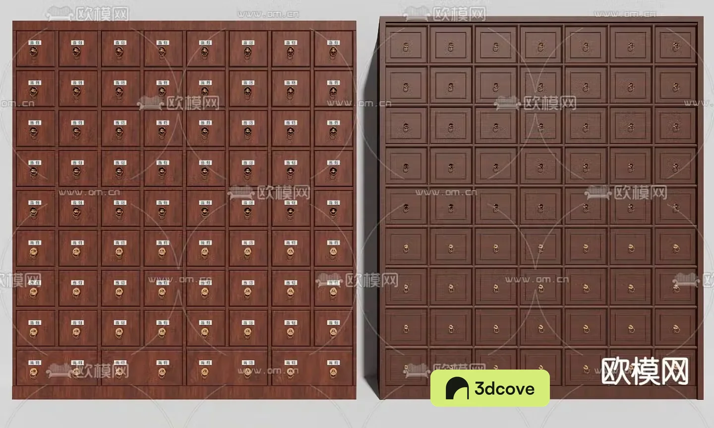 Traditional Chinese medicine cabinet