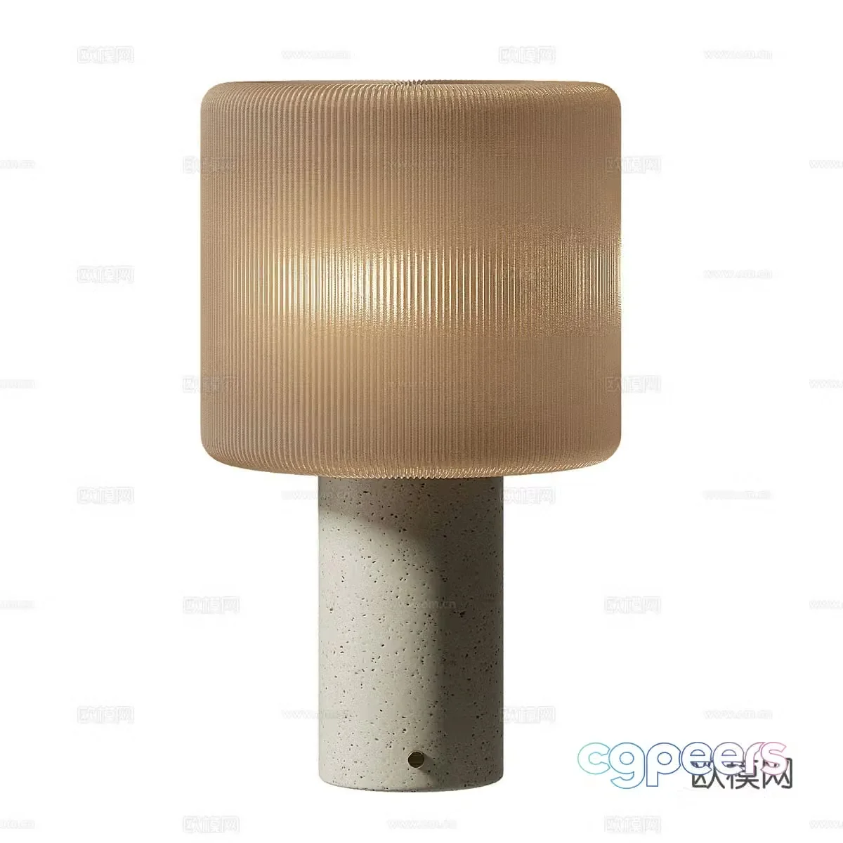 New Chinese style Wasabi desk lamp 3D model