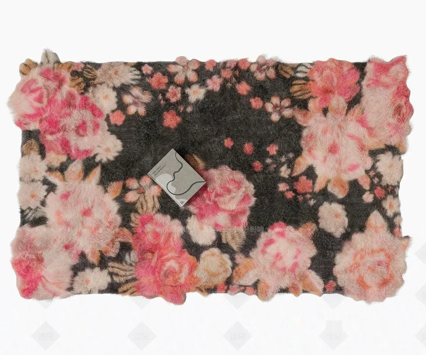 A Pink Floral Rug 3D Model – 11065 – VRAY Render