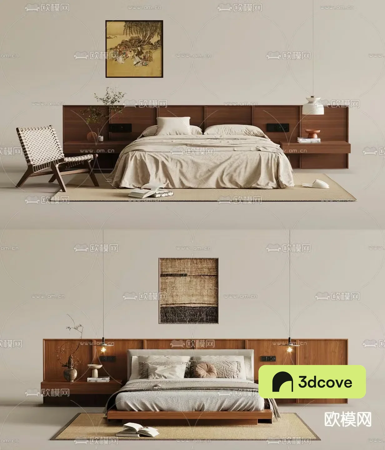 Medieval style double bed