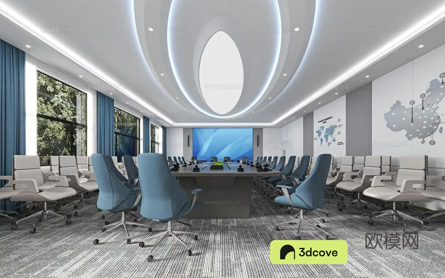 Modern conference room