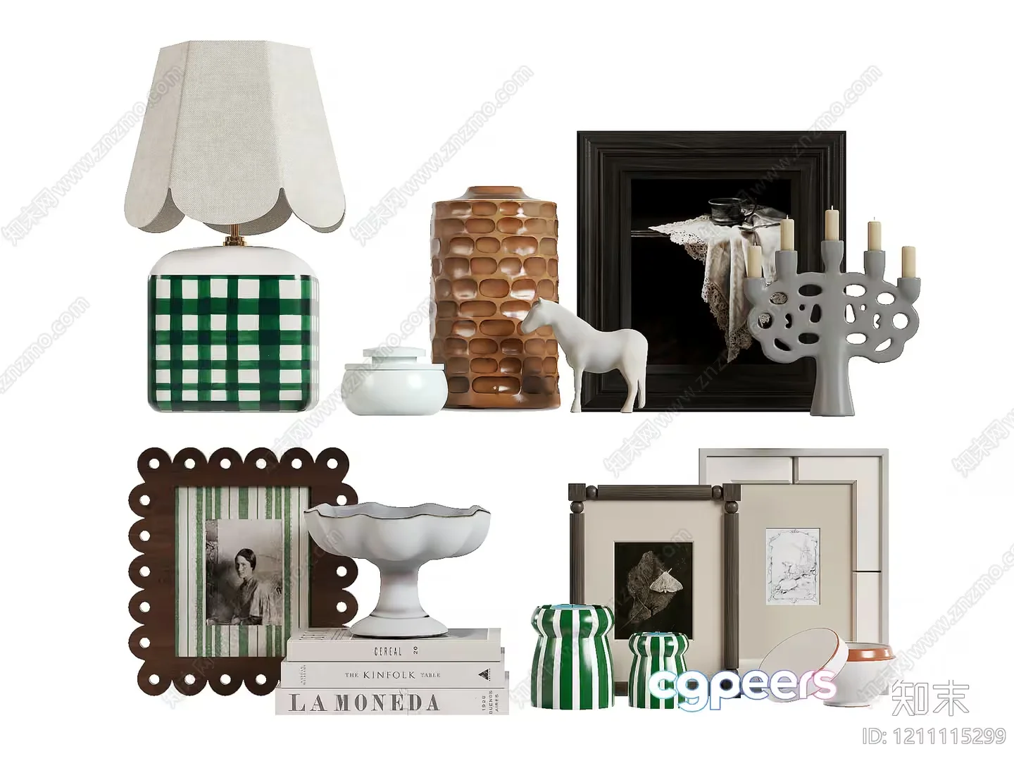 Modern Home Decor 3D Model – 1783 – VRAY Render