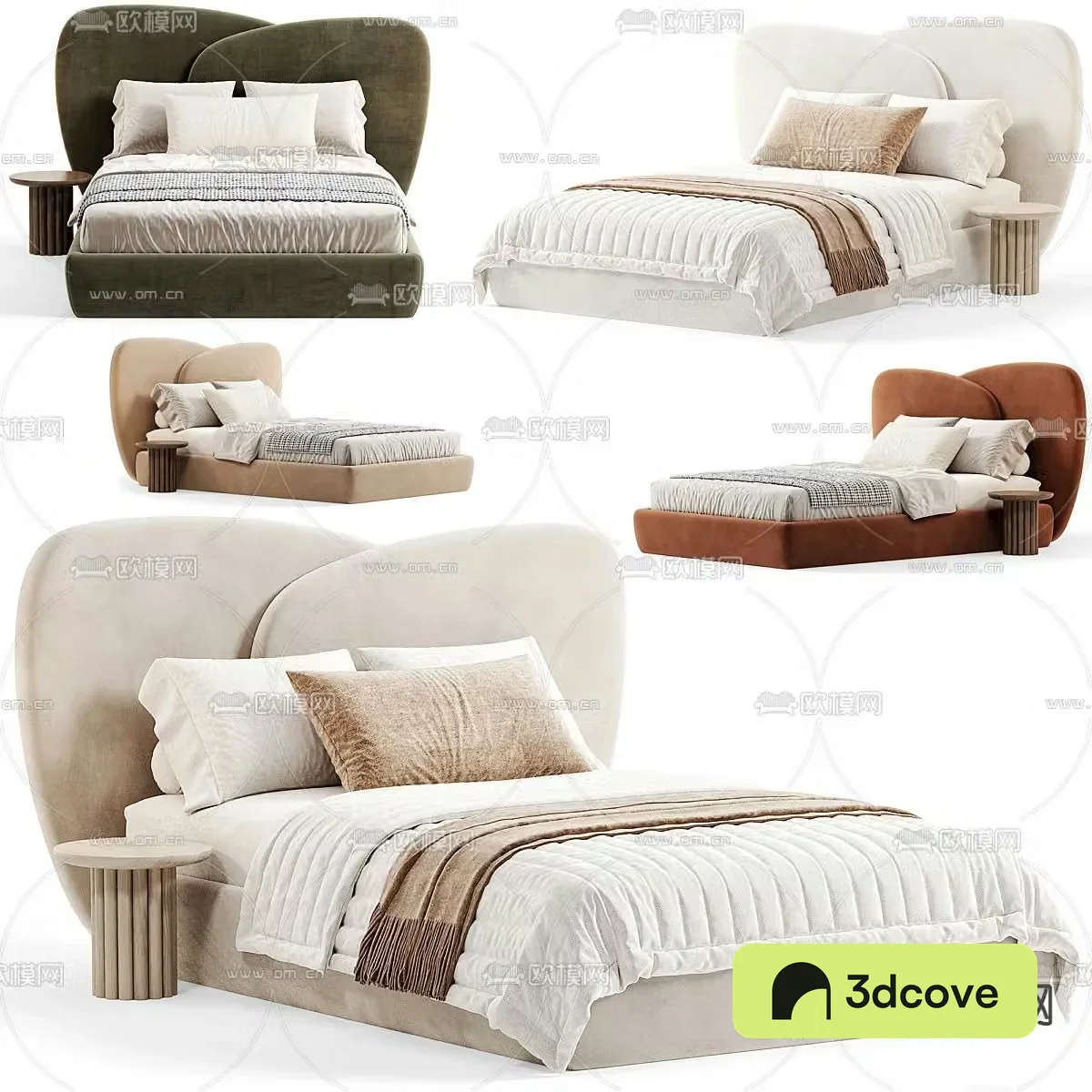 Modern double bed