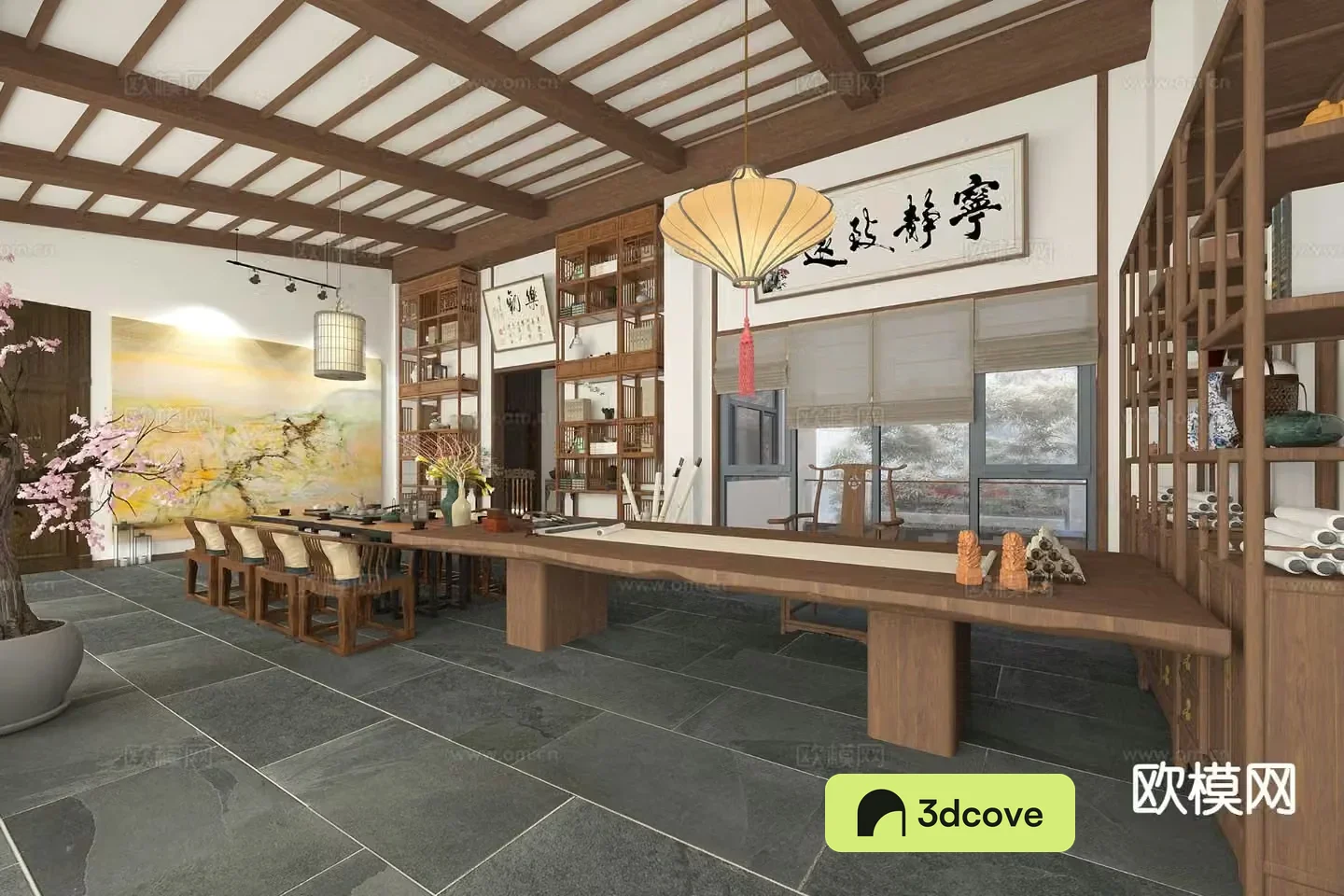 Chinese villa study