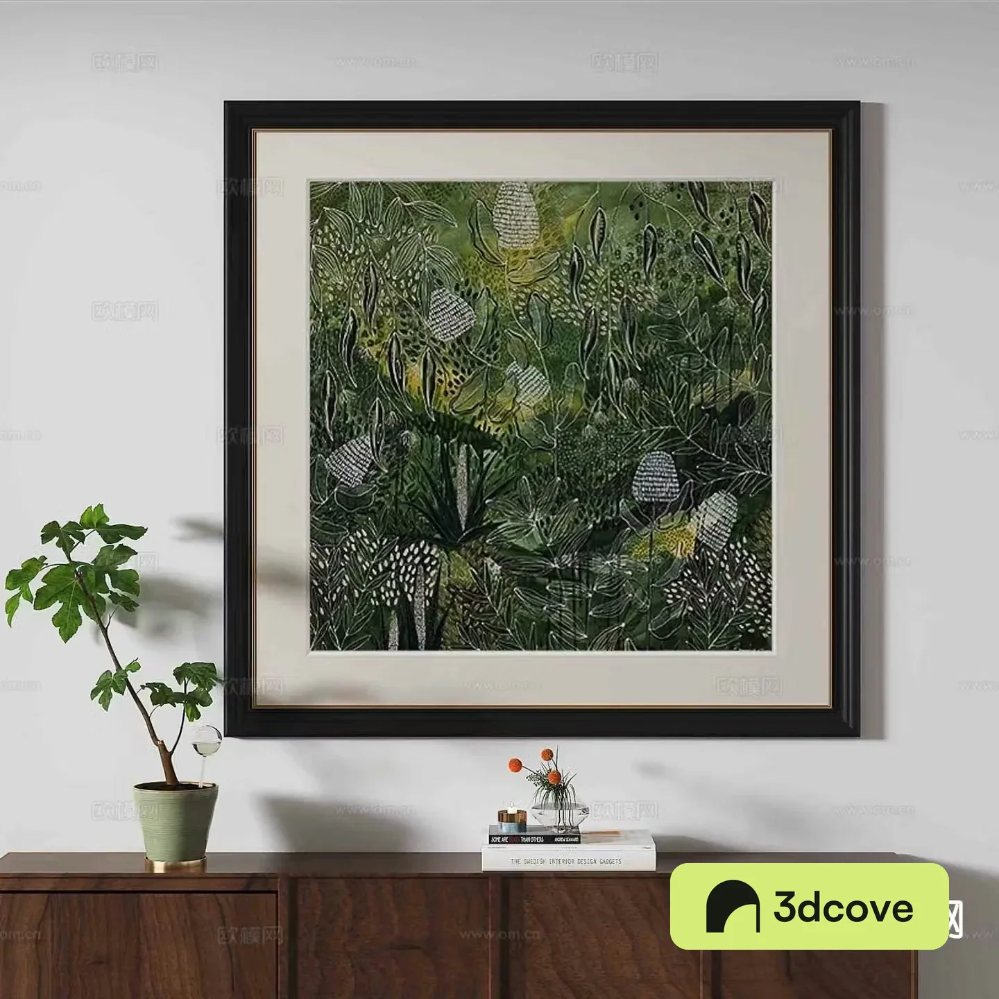 French hanging painting decorative painting