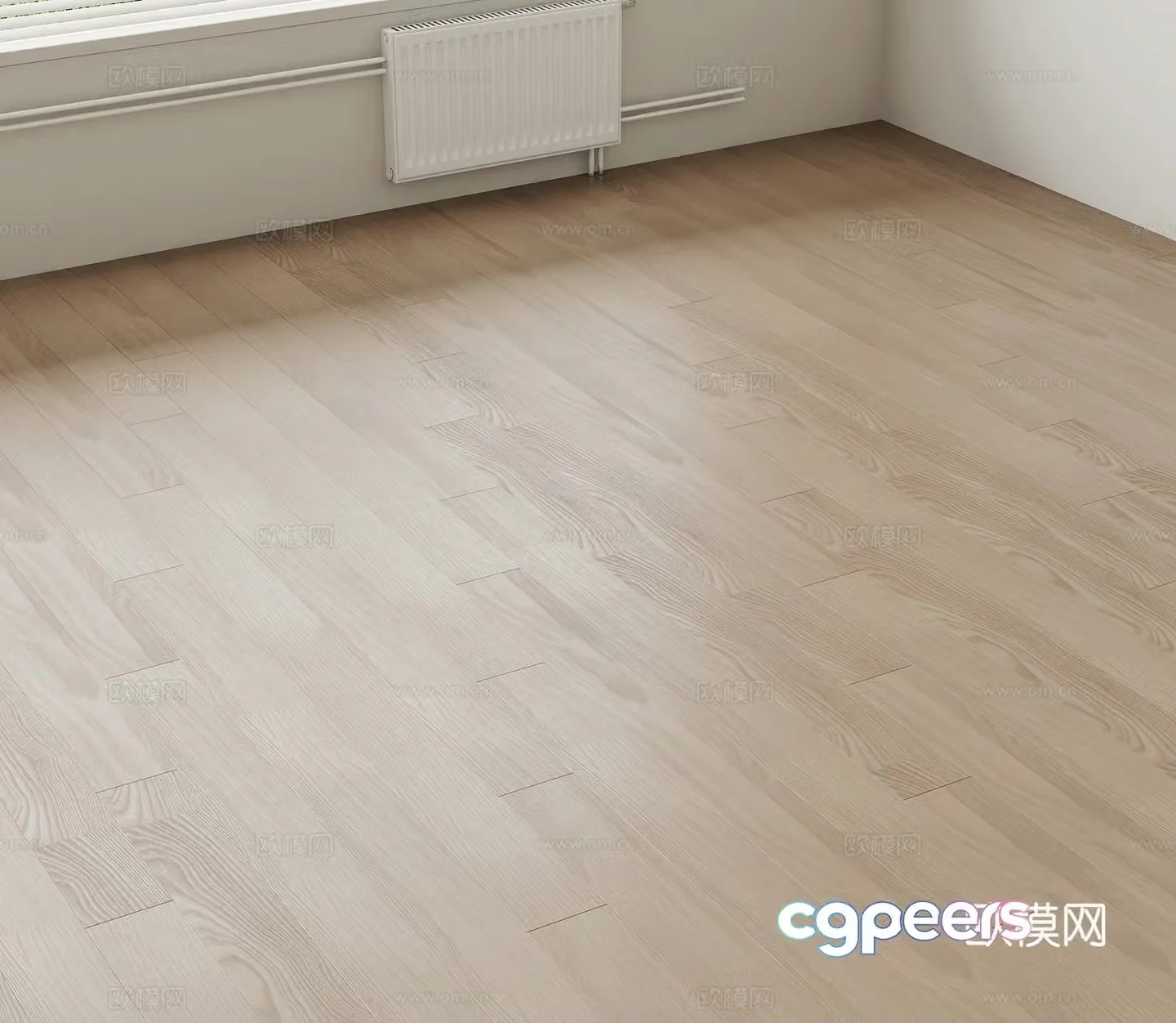 Modern wood flooring 3d model
