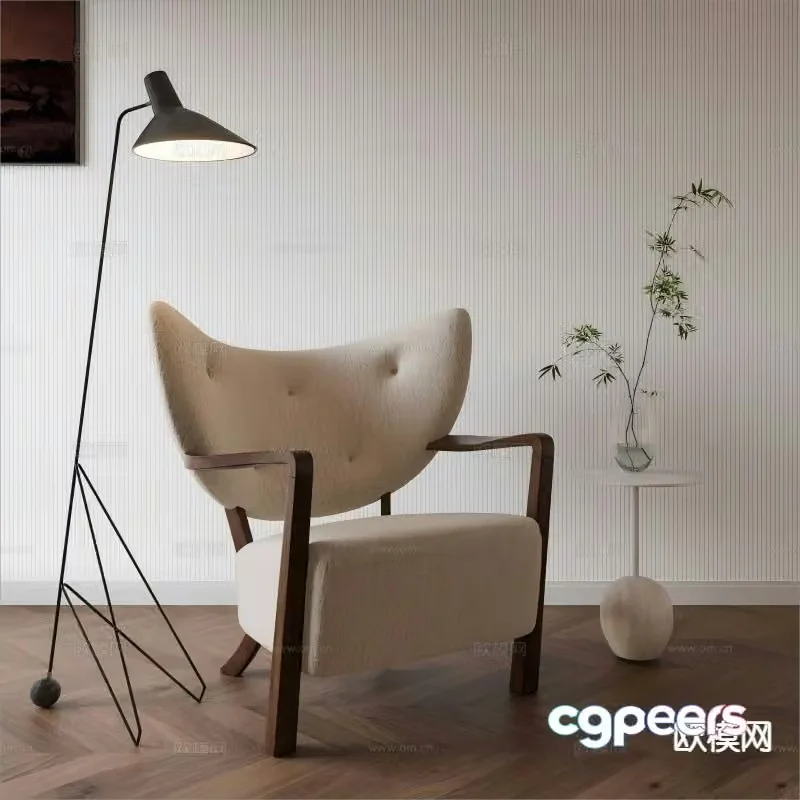 Tradition modern lounge chair 3d model