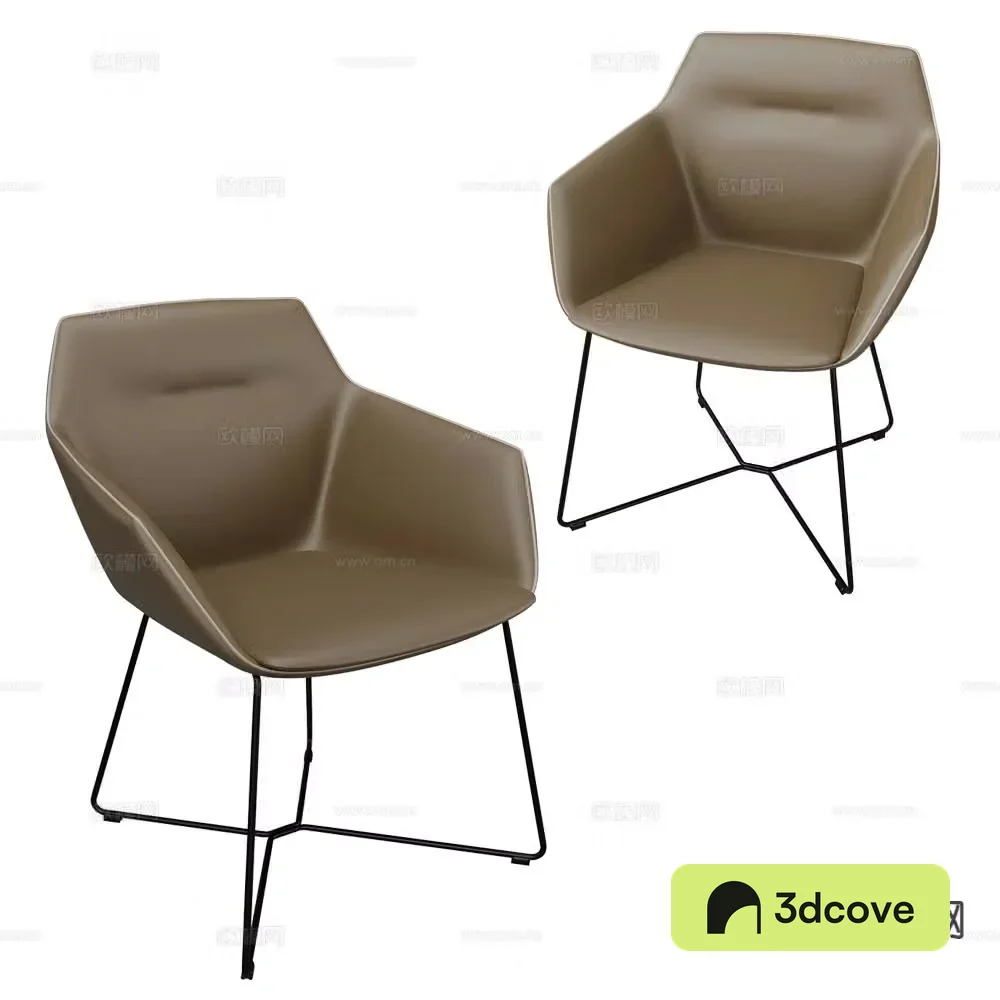 Brunner Italian chair leather chair dining chair
