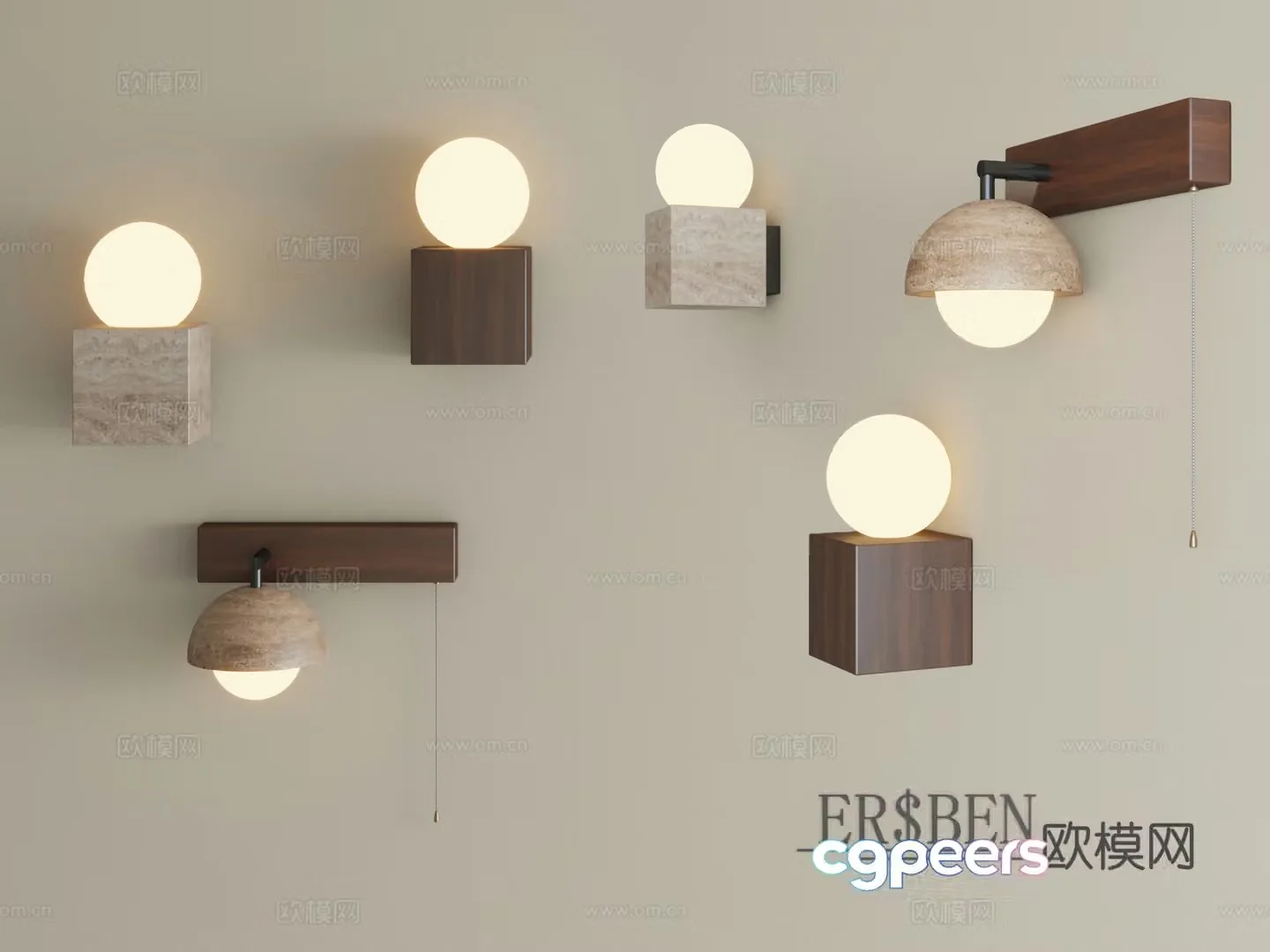 American retro bedside bedroom lamp French medieval style designer atmosphere wall lamp living room wall lamp 3d model