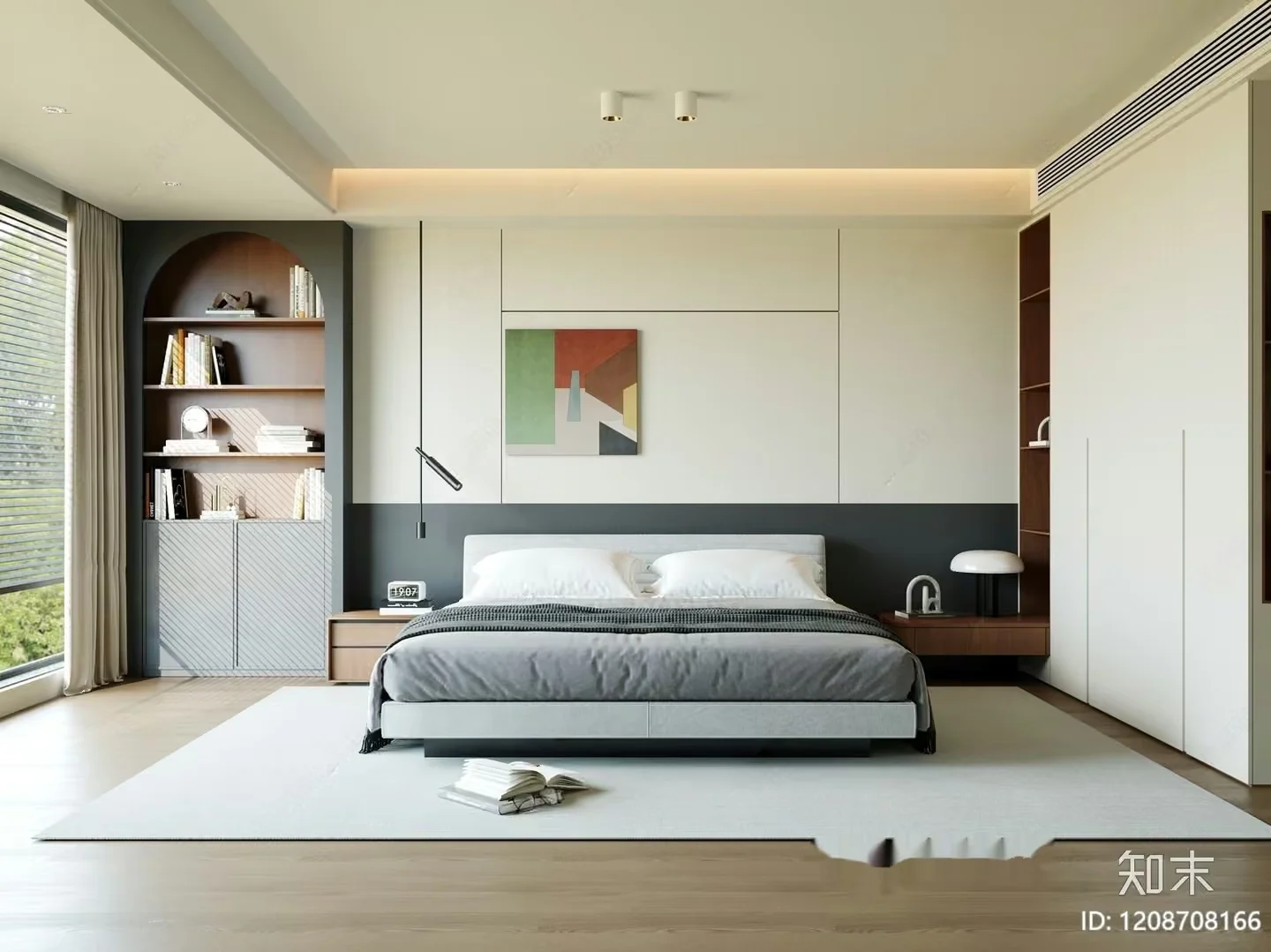 Modern Bedroom 3D Model – 15834 – CORONA Render