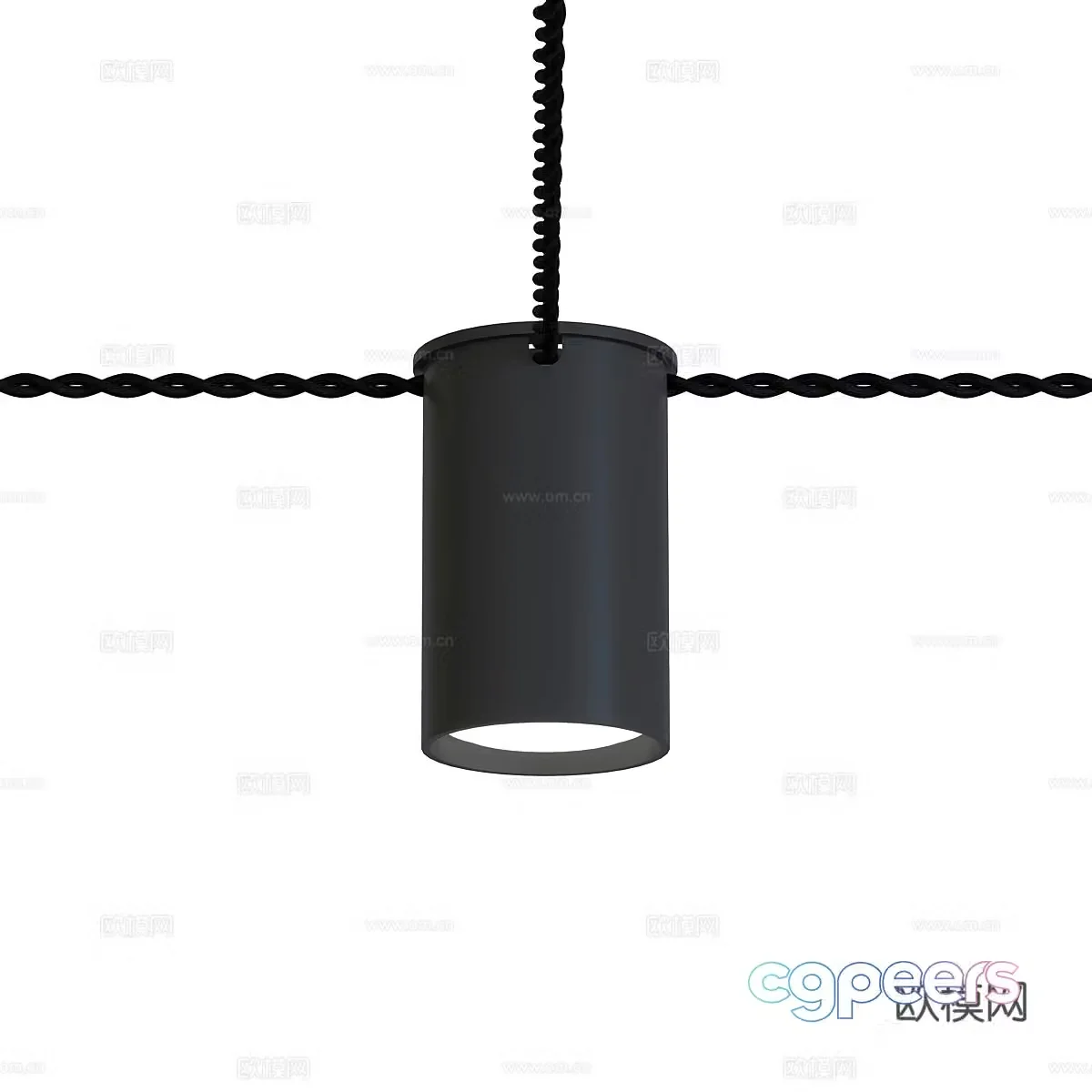 Modern exhibition spotlights Exhibition downlights 3d model