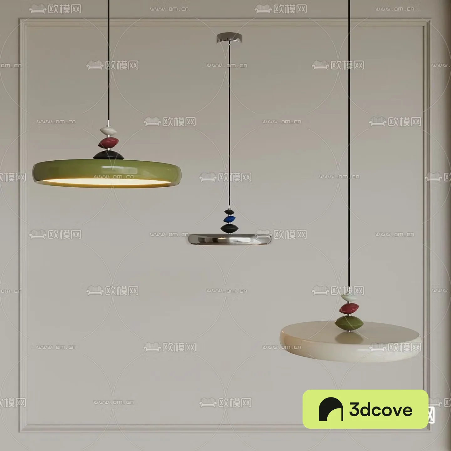 French flying saucer restaurant chandelier lighting