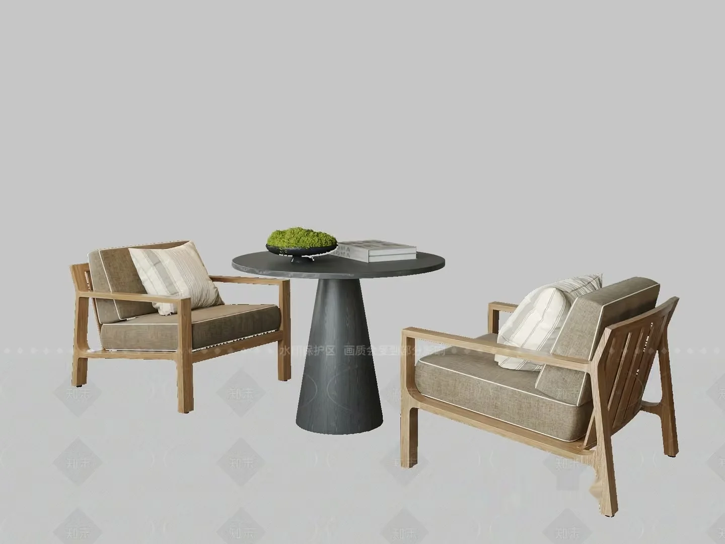 Modern Outdoor Furniture 3D Model – 2390 – VRAY Render