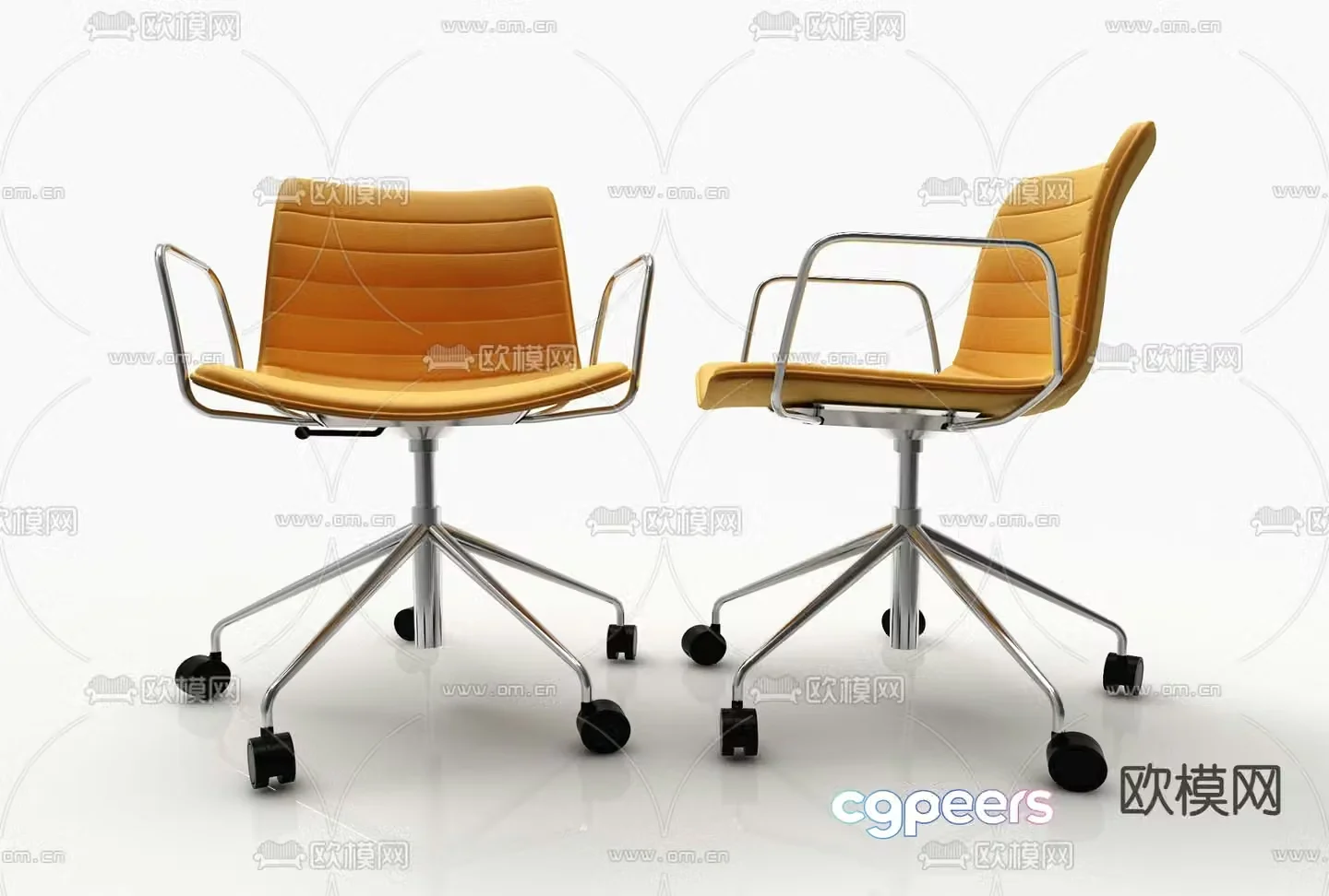 Office chair staff chair conference chair 3d model