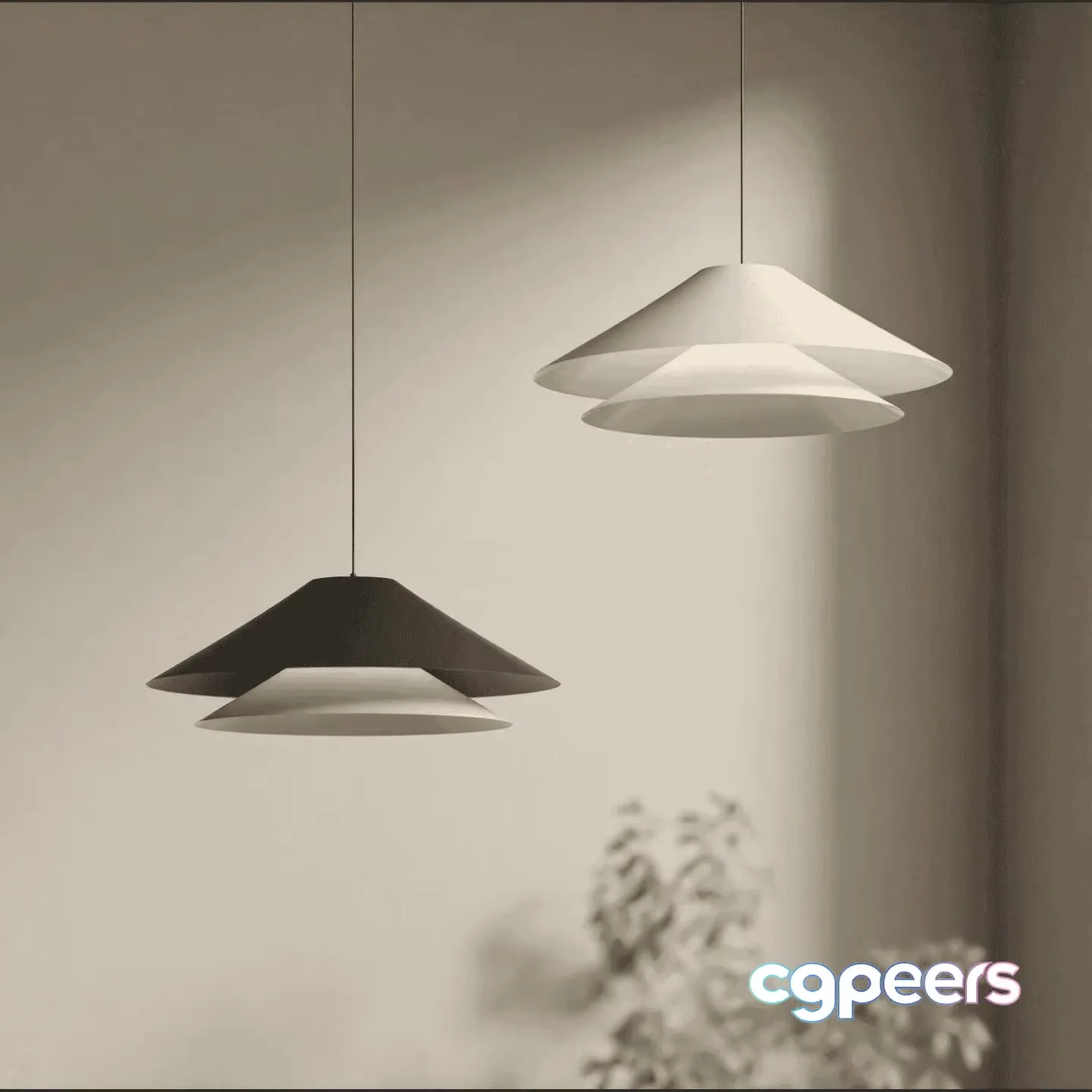 Modern Light Fixtures 3D Model – 14773 – VRAY Render