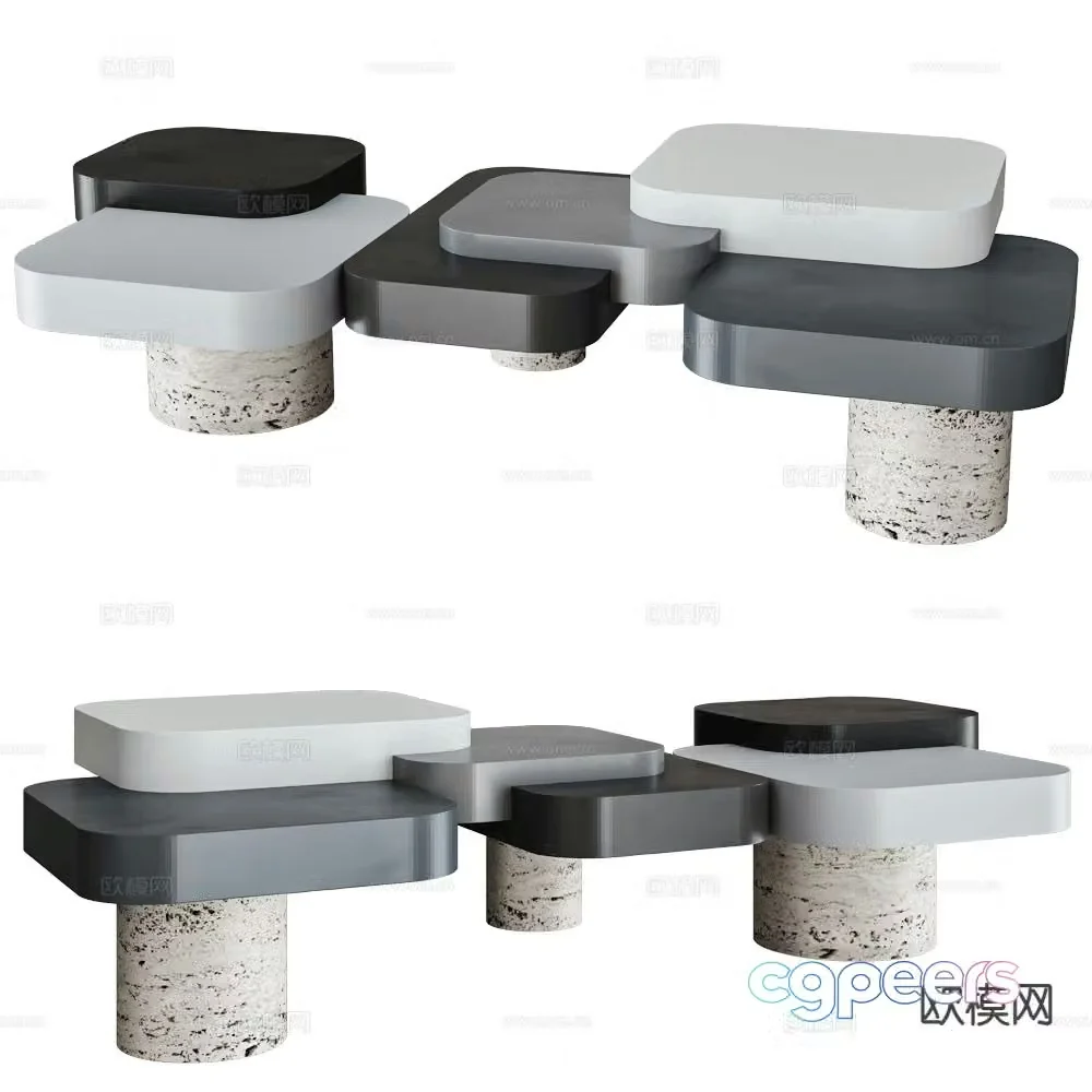 Modernature Italian minimalist coffee table 3D model