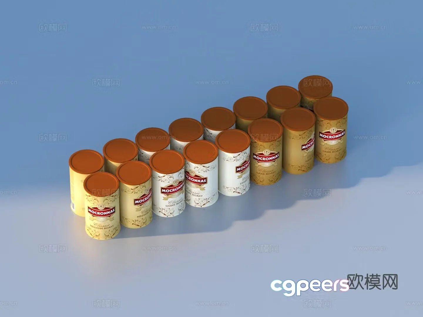 Seasoning bottles condiments supermarket products daily necessities 3D model