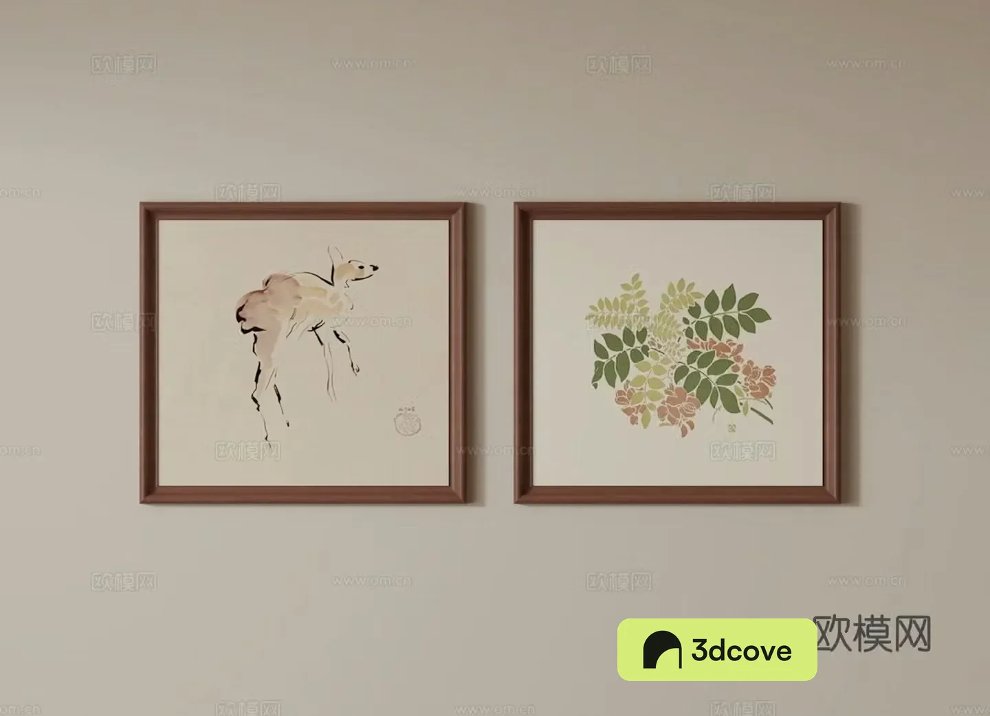 American art hanging painting decorative painting