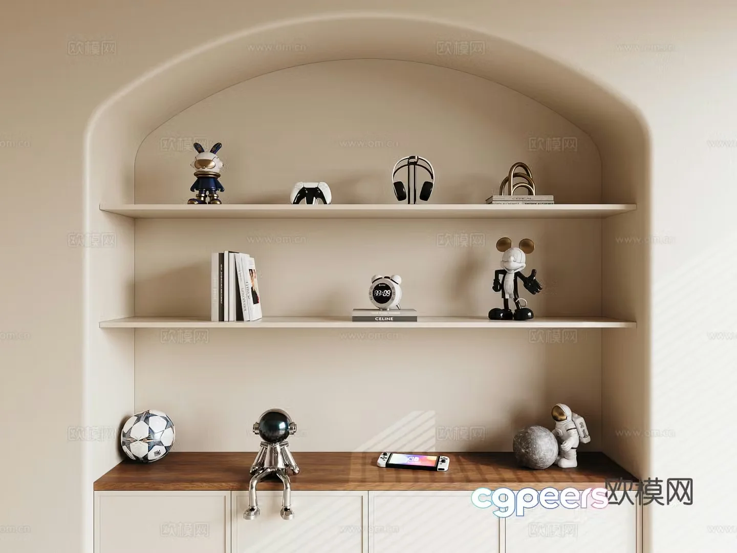 Children’s ornaments Doll ornaments Book ornaments Cartoon ornaments 3d model