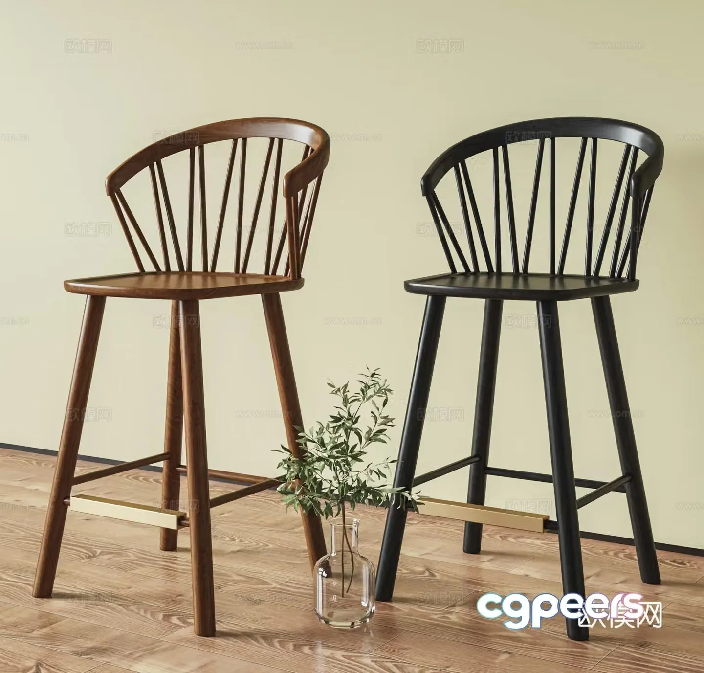 Middle Ages 3D Model of Wasabi Chair