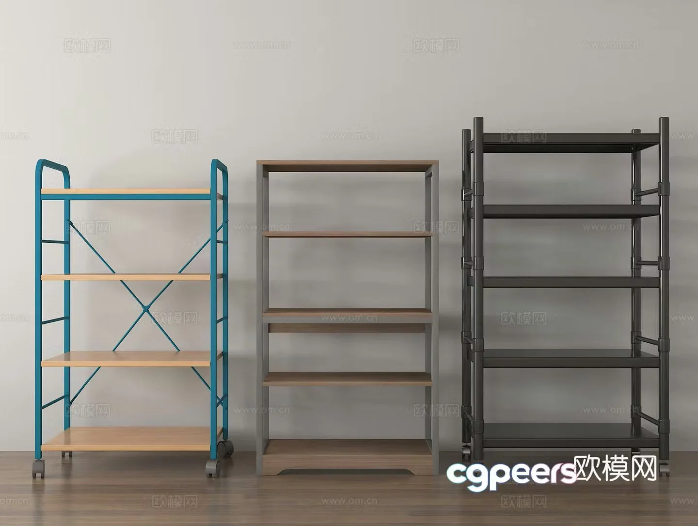 Shelf Display rack 3D model