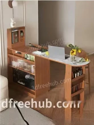 Cozy Home Office 3D Model – 21248 – VRAY Render