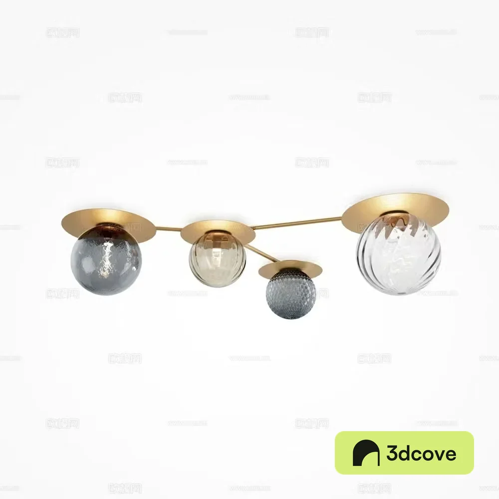 Modern star ceiling light