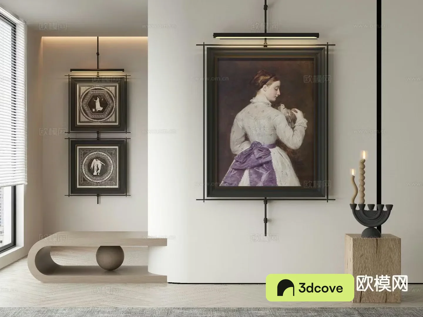 European decorative painting figure oil painting