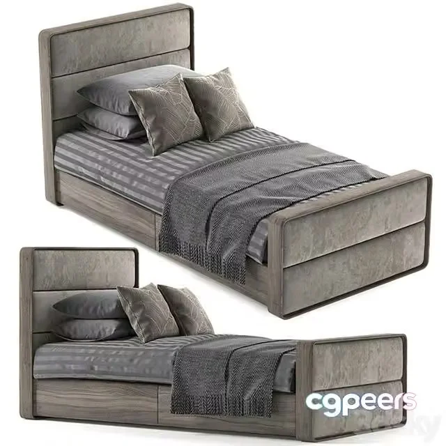 3ds Max Free – SINGLE BED 18