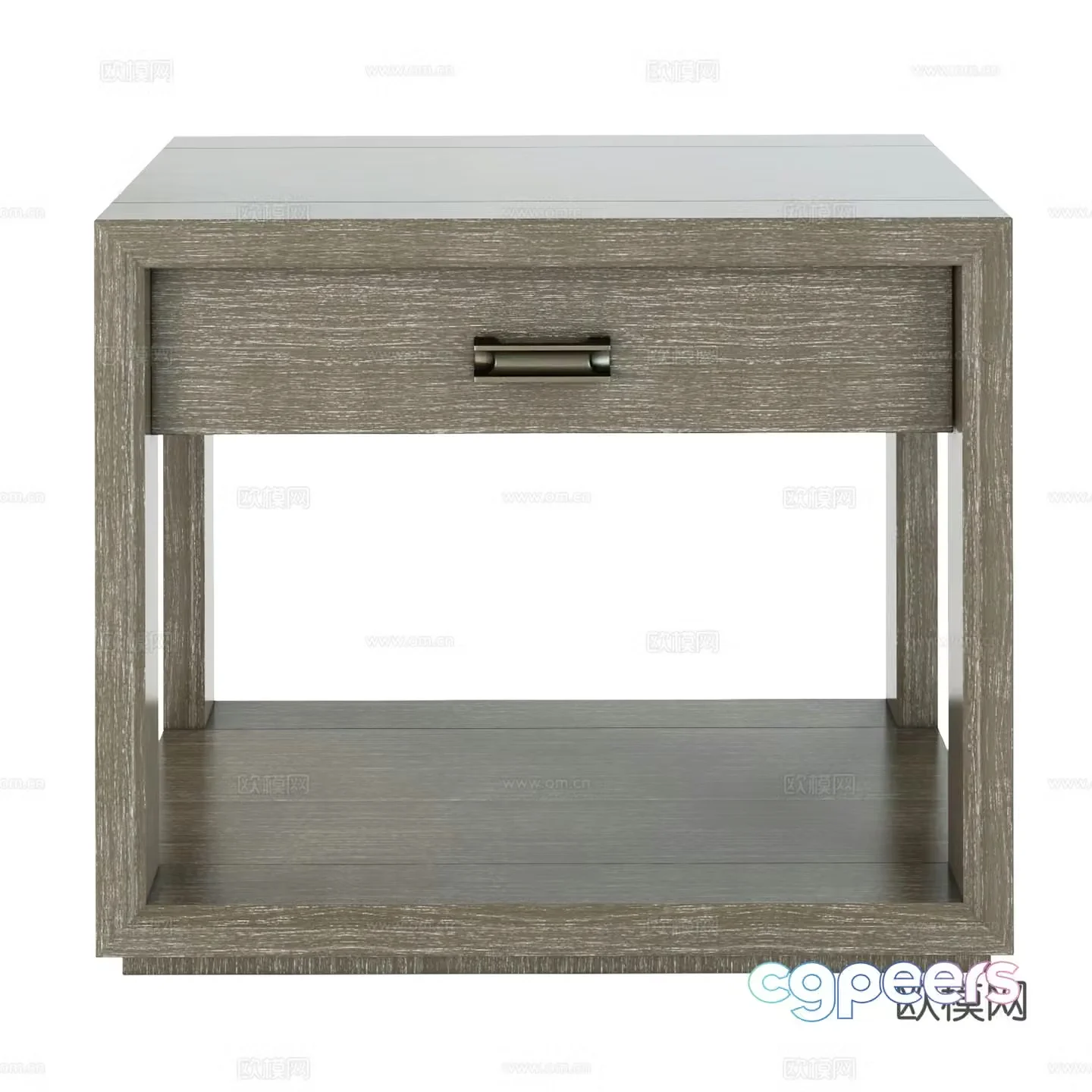 New Chinese style bedside table 3D model