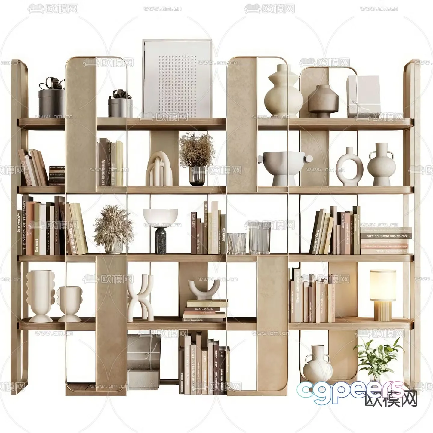 Wabi Sai Shelf Decorative Shelf 3D Model