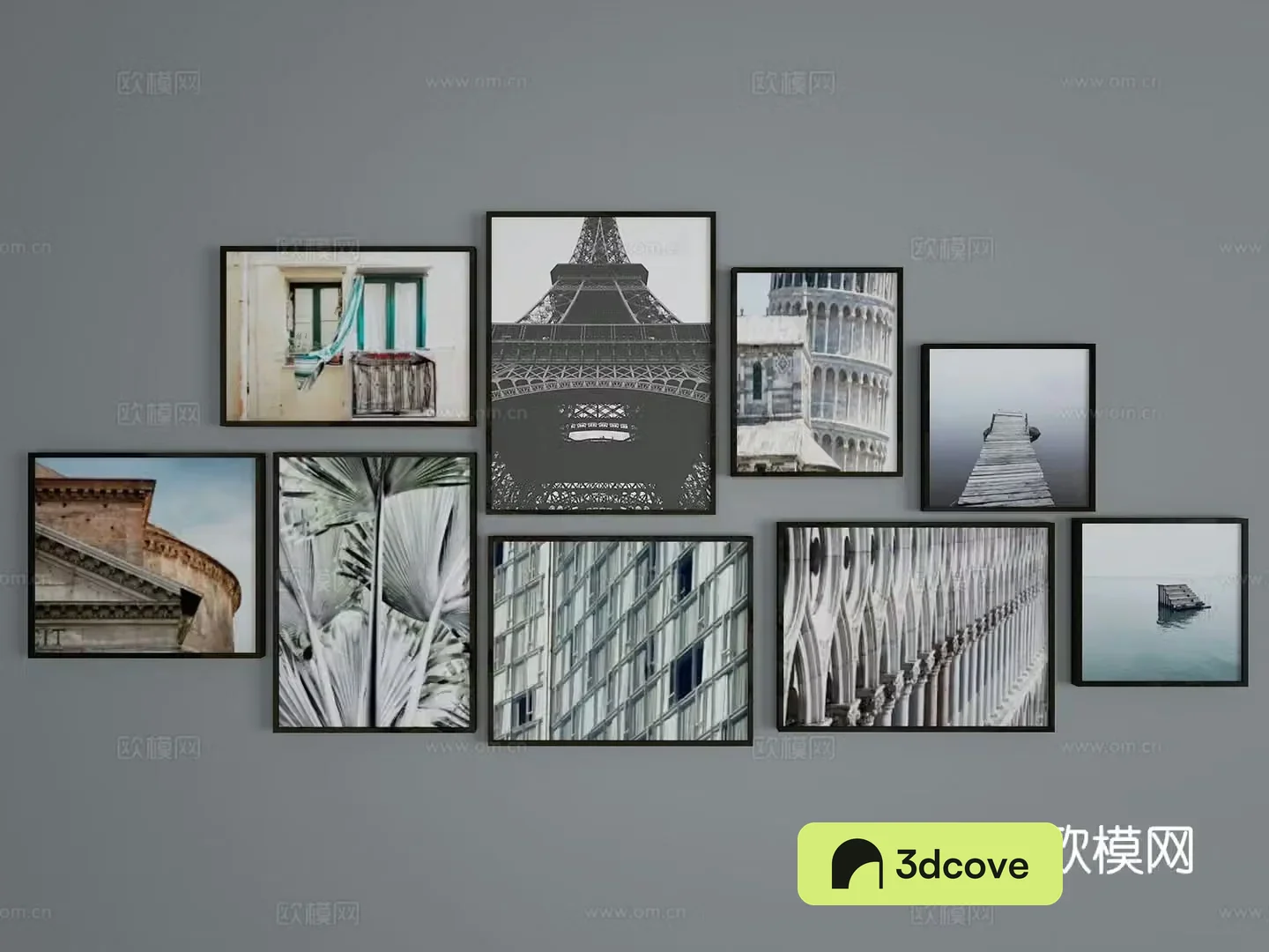 Modern architectural painting decorative painting
