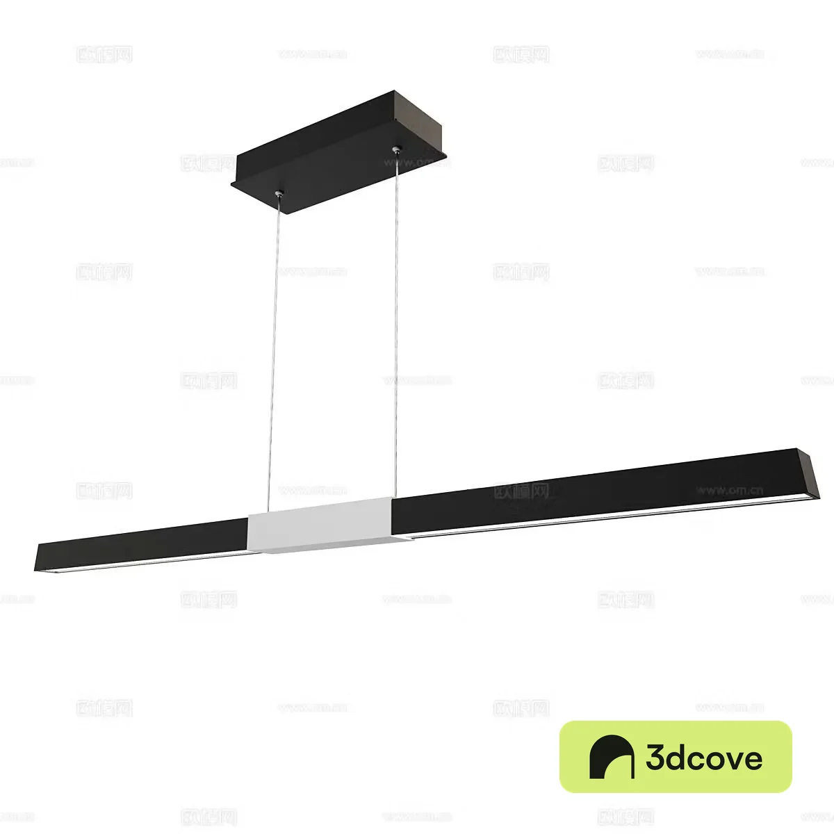 Modern long chandelier office chandelier