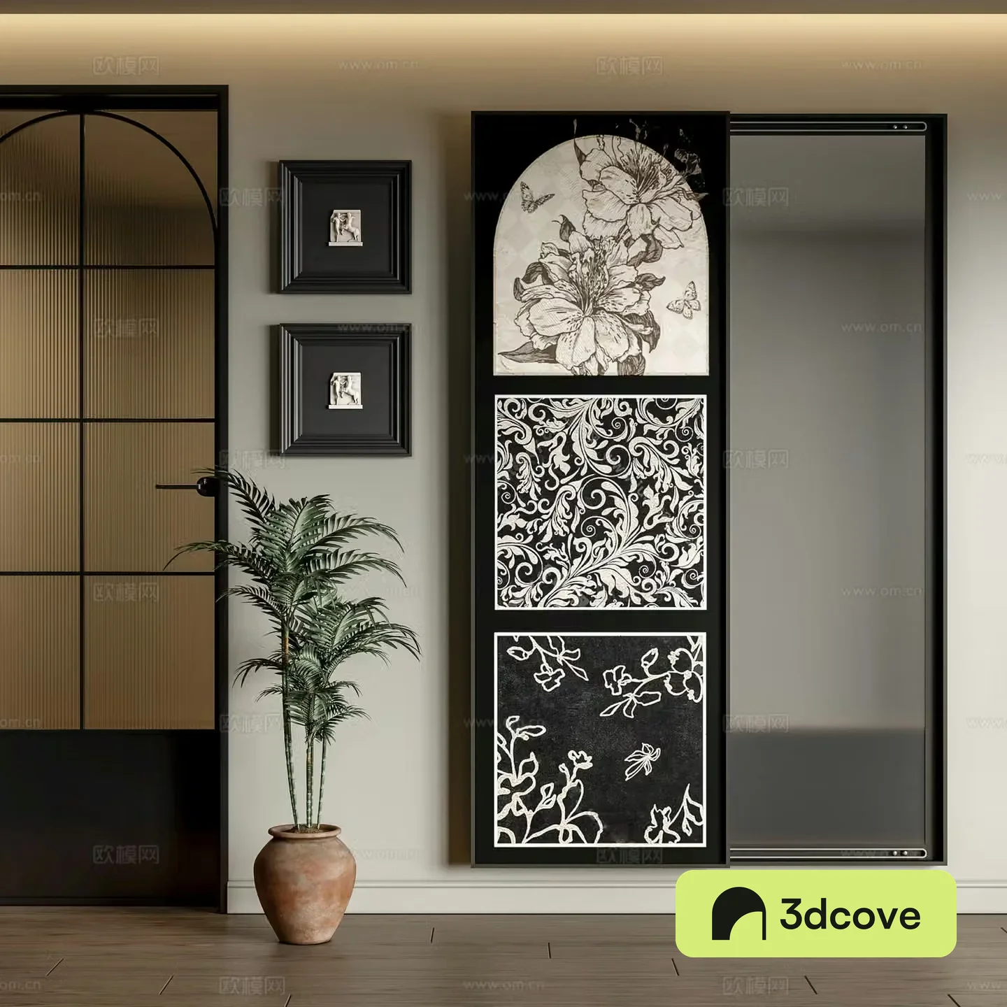 medieval style hanging painting