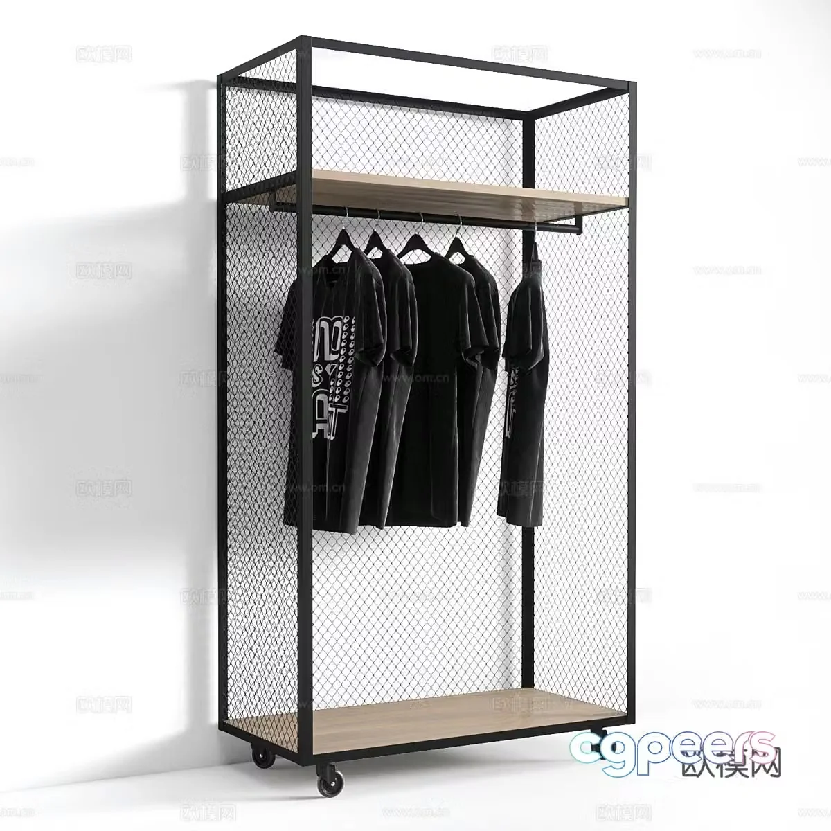 Hanging wardrobe 3d model