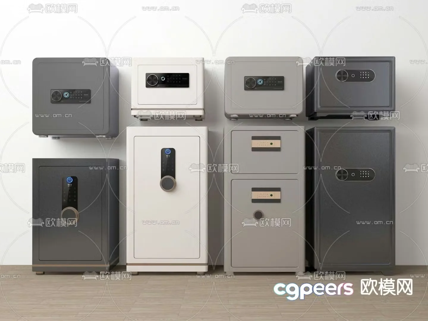 Safe safe storage cabinet 3d model