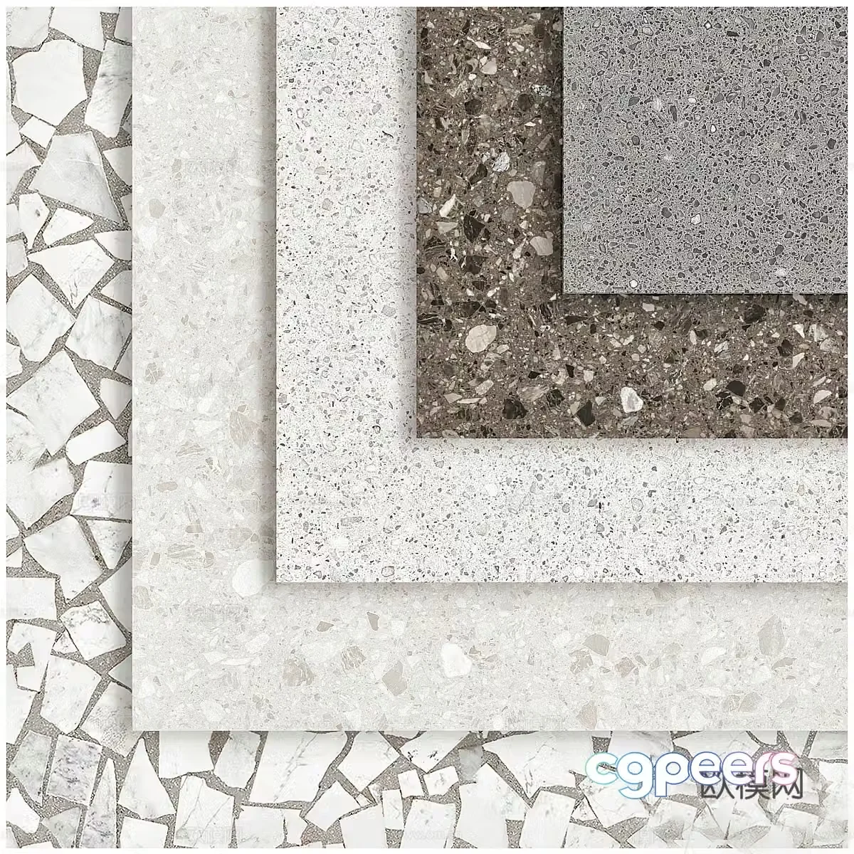 3D model of floor tiles
