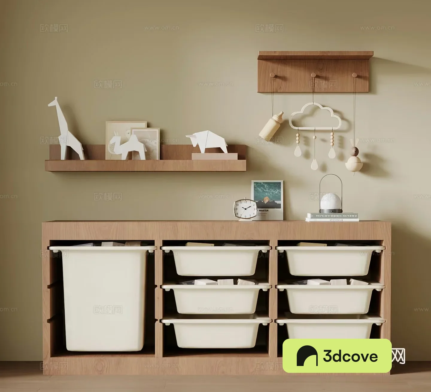 Wooden Storage Unit