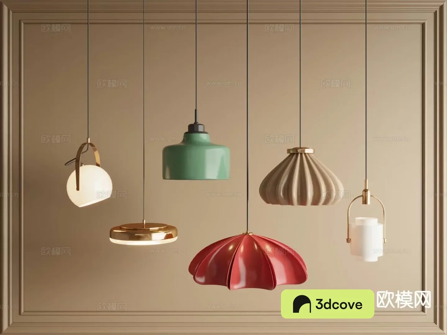 Bedside small chandelier