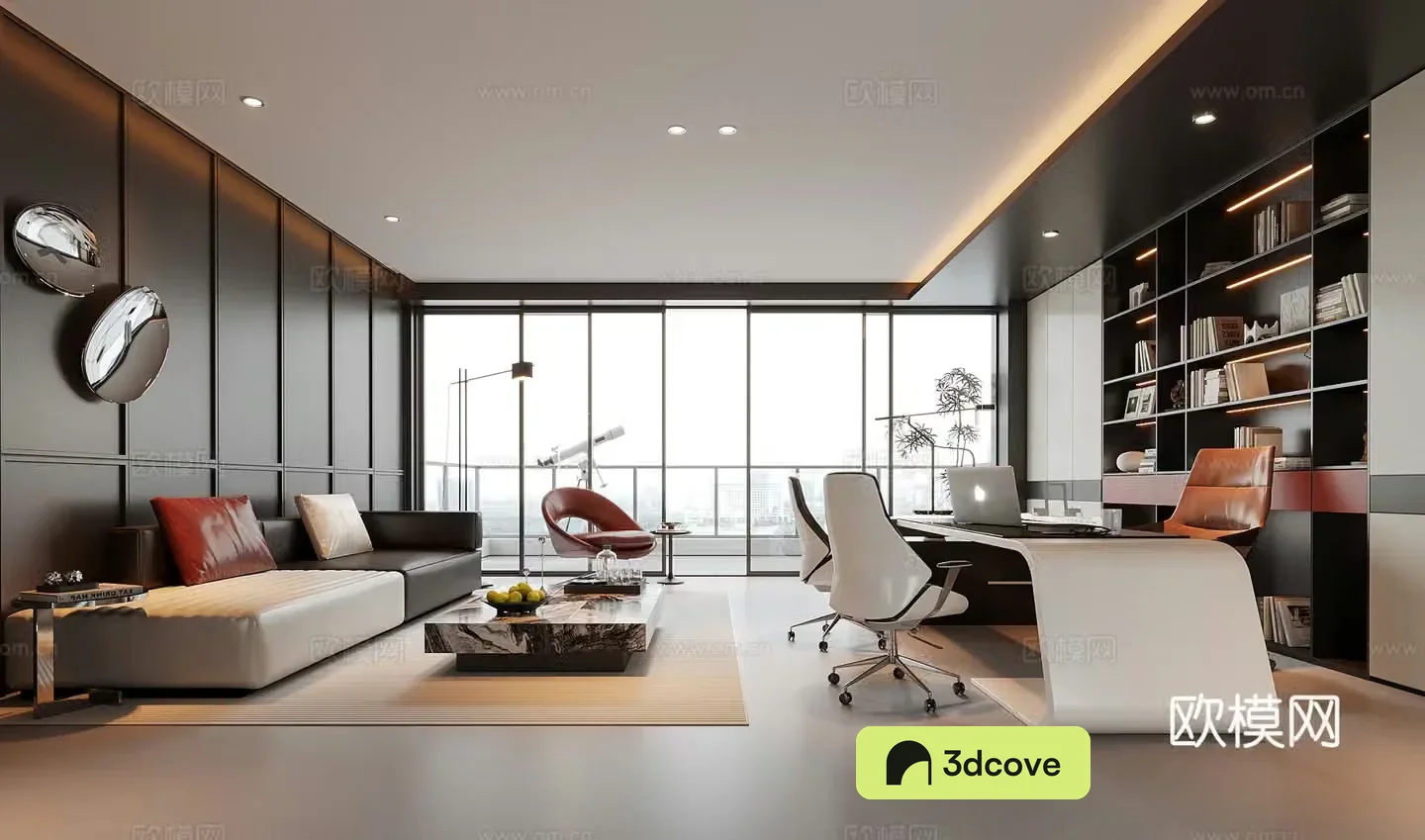 Modern General Manager Office Chairman Office Boss Office