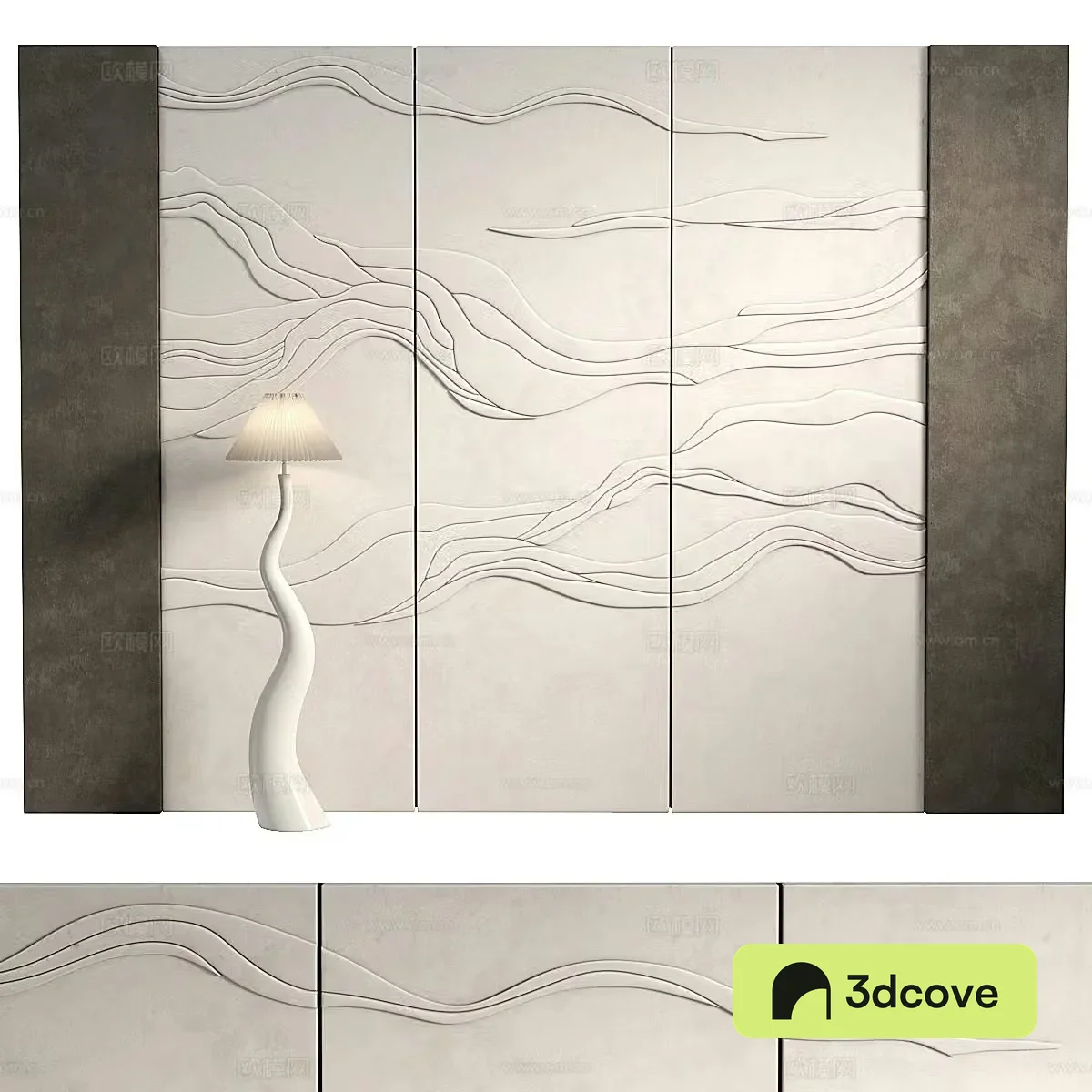 New Chinese style background wall image wall
