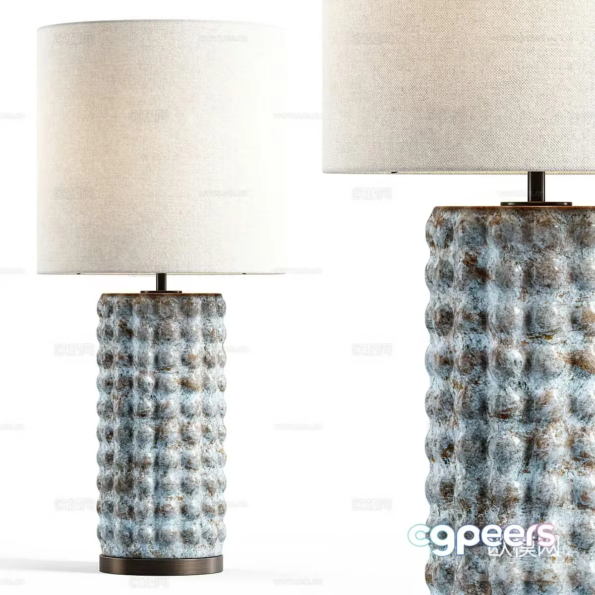 New Chinese desk lamp 3d model
