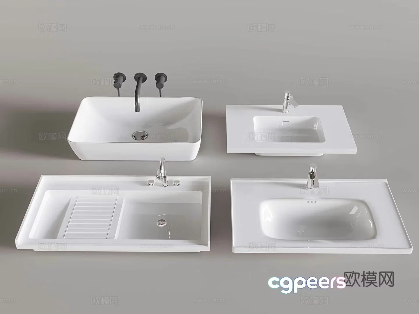 Wash basin wash basin above counter basin 3d model