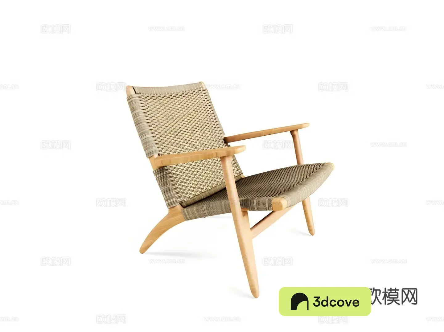 New Chinese style outdoor chair rattan chair armchair