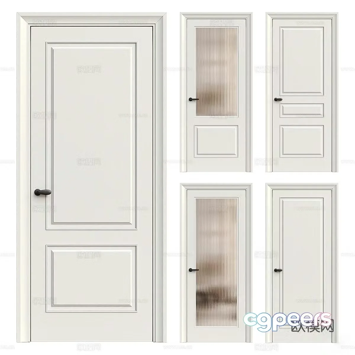Swing door 3D model