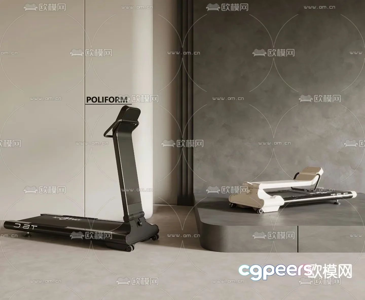 Modern Exercise Equipment 3D Model – 16260 – VRAY Render