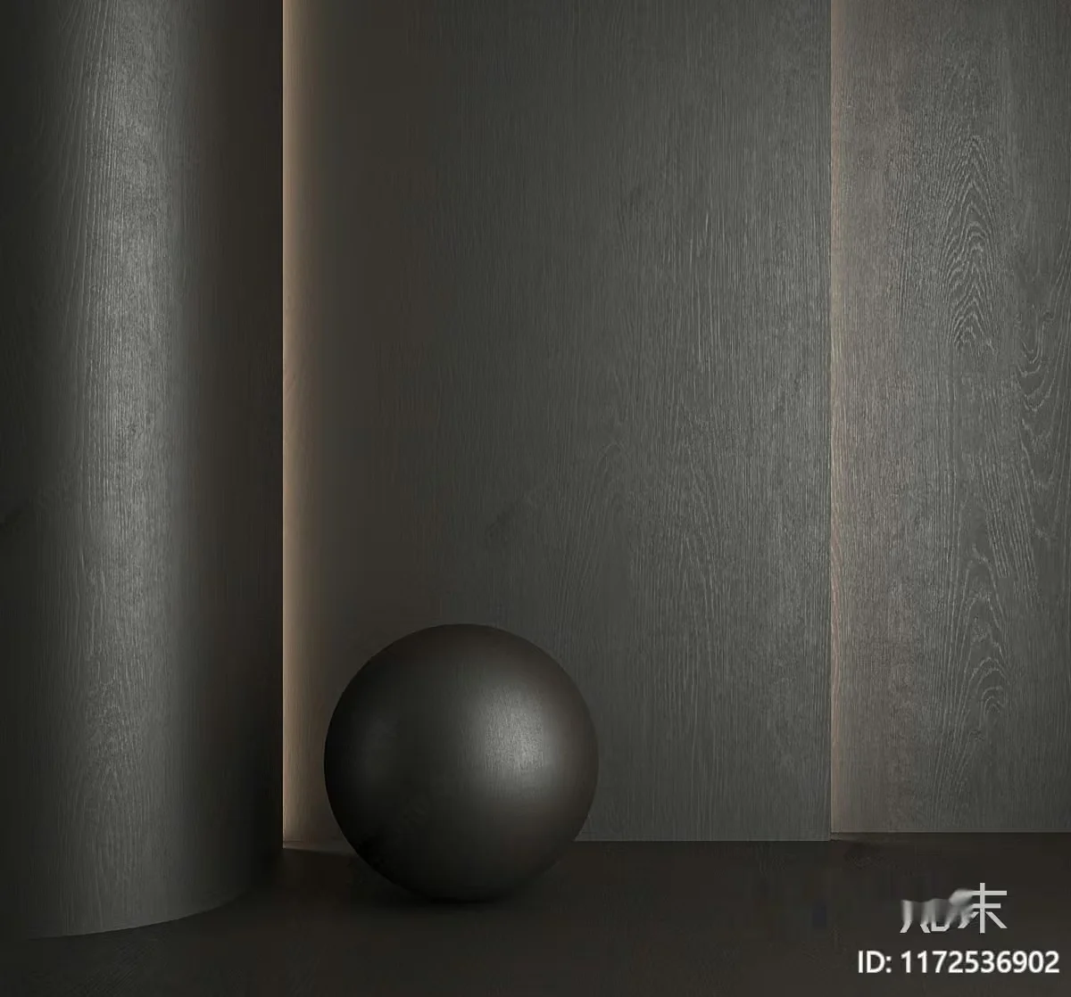Modern Black Sphere 3D Model – 14521 – CORONA Render